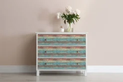 A.S.Creation Tapete blau braun beige B/H/D: ca. 52x250x7,5 cm