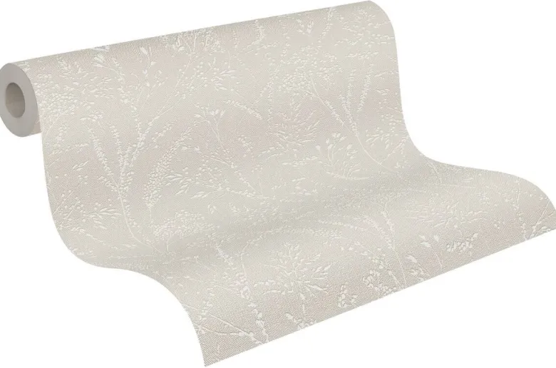 A.S.Creation Vliestapete beige weiß B/H/D: ca. 53x1005x9,2 cm