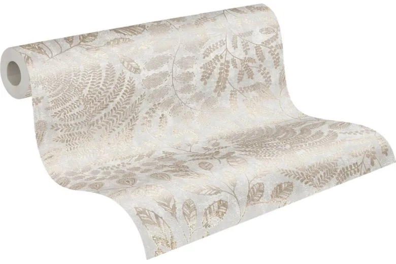 A.S.Creation Vliestapete creme gold beige B/H/D: ca. 53x1005x8,3 cm