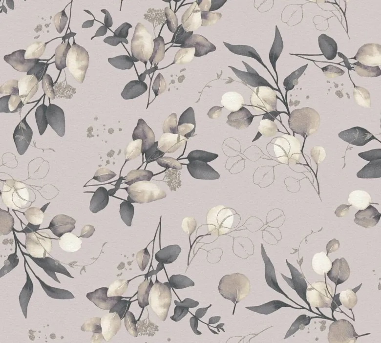 A.S.Creation Vliestapete creme schwarz beige B/H/D: ca. 53x1005x7,6 cm
