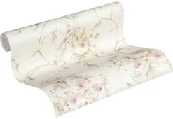 A.S.Creation Vliestapete grün rosa creme B/H/D: ca. 53x1005x7,4 cm
