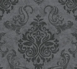 A.S.Creation Vliestapete Memory 3 Barock schwarz B/L: ca. 53x1005 cm
