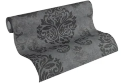 A.S.Creation Vliestapete Memory 3 Barock schwarz B/L: ca. 53x1005 cm
