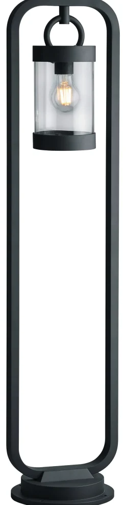 Außenleuchte 404160142 anthrazit klar Aluguss Glas B/H/T: ca. 23x100x21 cm