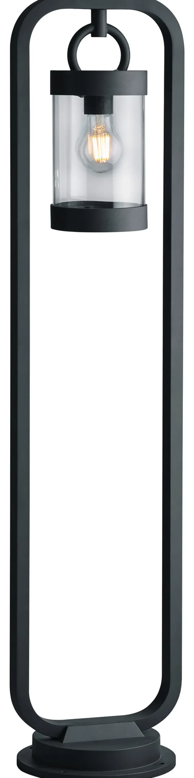 Außenleuchte 404160142 anthrazit klar Aluguss Glas B/H/T: ca. 23x100x21 cm