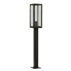 Außenleuchte klar schwarz B/H/L: ca. 10x90x10 cm