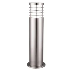 Außenleuchte klar silber B/H/L: ca. 14x45x14 cm