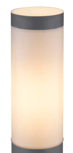 Außenwandleuchte 3157A Boston anthrazit Opal H/D: ca. 39x8 cm