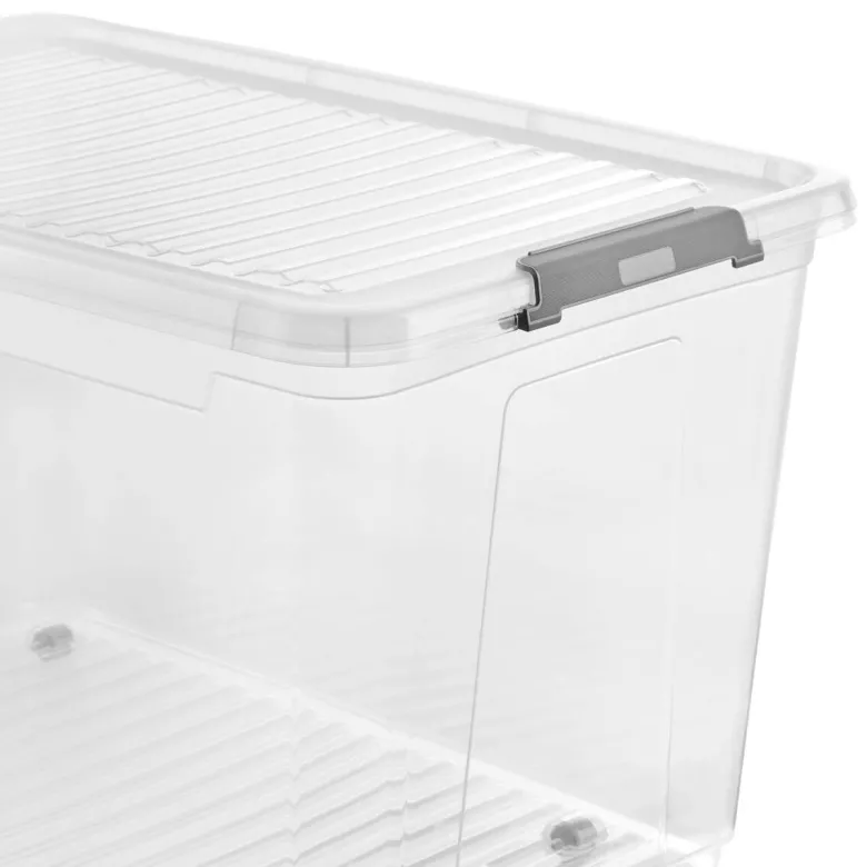 Aufbewahrungsbox transparent B/H/L: ca. 38x35,5x59 cm