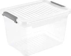 Aufbewahrungsbox transparent B/H/L: ca. 28,5x23,5x37,5 cm