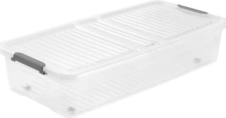 Aufbewahrungsbox transparent B/T/L: ca. 38x77x38 cm