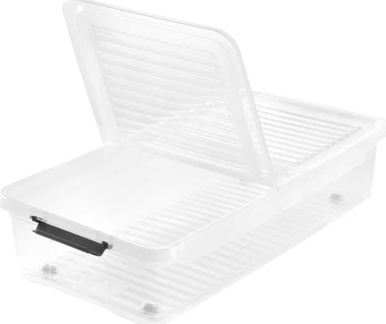 Aufbewahrungsbox transparent B/T/L: ca. 38x77x38 cm