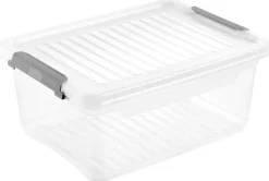 Aufbewahrungsbox transparent B/H/L: ca. 28,5x16x37,5 cm