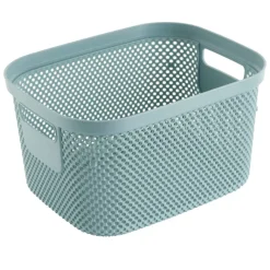 Aufbewahrungskorb blau B/H/L: ca. 21,5x27x15 cm