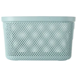 Aufbewahrungskorb blau B/H/L: ca. 21,5x27x15 cm