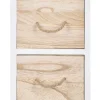 Aufbewahrungsregal weiß Holz B/H/T: ca. 26x77x30 cm