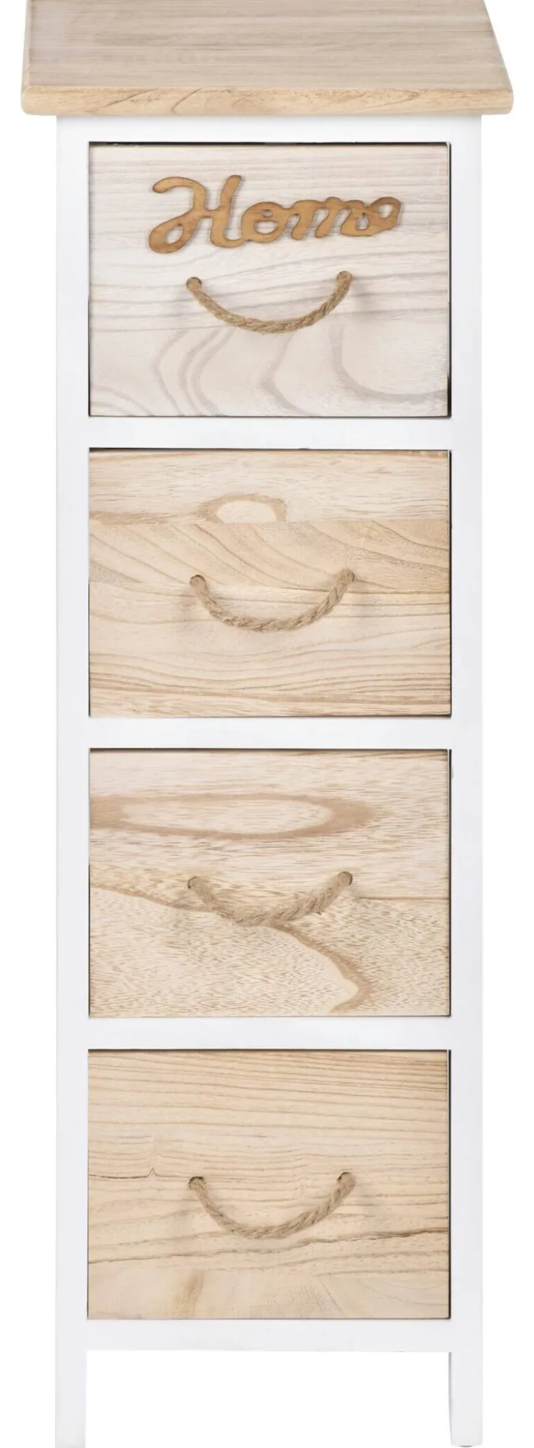 Aufbewahrungsregal weiß Holz B/H/T: ca. 26x77x30 cm