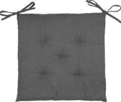 Auflage Fiona anthrazit Baumwolle B/H/L: ca. 40x4x40 cm