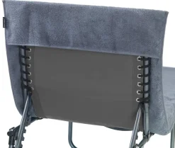 Auflage grau Baumwolle B/L: ca. 70x120 cm