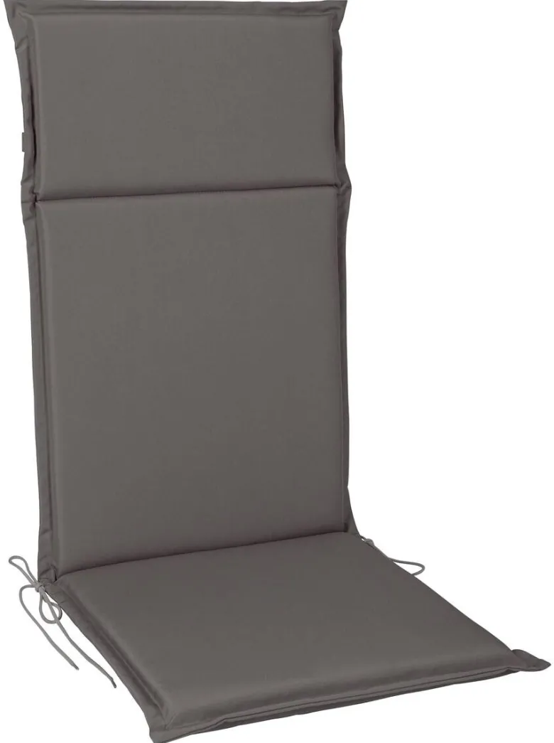 Auflage Lina anthrazit Polyester B/H/L: ca. 47x4,5x121 cm