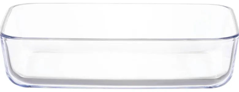 Auflaufform Glas B/H/L: ca. 13,4x4,8x20,8 cm