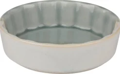 Auflaufform grau Steinzeug B/H/L: ca. 12x3,5x12 cm