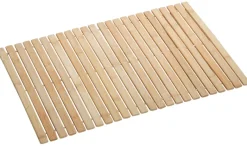 Axentia Badematte Bonja braun Bambus B/H/L: ca. 80x0,5x50 cm