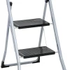Axentia Klapptritt silber Stahl B/H/L: ca. 55x82x47 cm