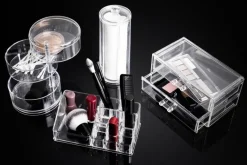 Axentia Organizer transparent Kunststoff B/H/L/D: ca. 7,5x20x7,5x8 cm