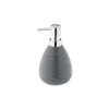 Axentia Seifenspender Pisa anthrazit silber Keramik B/H/L/D: ca. 9x16,5x9x9 cm