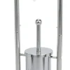 Axentia Stand-WC-Garnitur silber Edelstahl