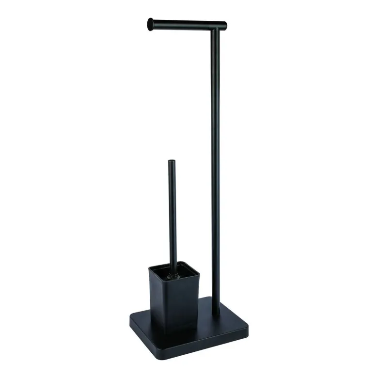 Axentia WC-Garnitur Galway schwarz Edelstahl