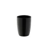 Axentia Zahnputzbecher Pisa schwarz Keramik B/H/L/D: ca. 7,5x10x7,5x9 cm