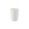 Axentia Zahnputzbecher Pisa weiß Keramik B/H/L/D: ca. 7,5x10x7,5x9 cm