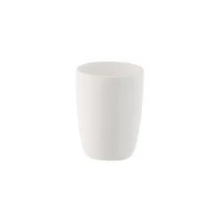 Axentia Zahnputzbecher Pisa weiß Keramik B/H/L/D: ca. 7,5x10x7,5x9 cm