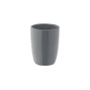 Axentia Zahnputzbecher Pisa anthrazit Keramik B/H/L: ca. 7,5x10,5x7,5 cm