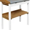 AXI Pflanztisch braun B/H/L: ca. 37x92x76 cm