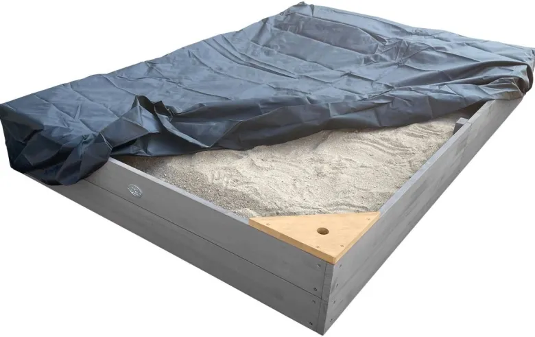 AXI Sandkasten Kelly grau B/H/T: ca. 115x21,8x180 cm
