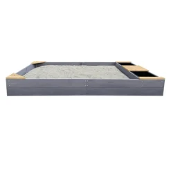 AXI Sandkasten Kelly grau B/H/T: ca. 115x21,8x180 cm
