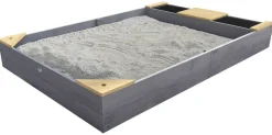 AXI Sandkasten Kelly grau B/H/T: ca. 115x21,8x180 cm