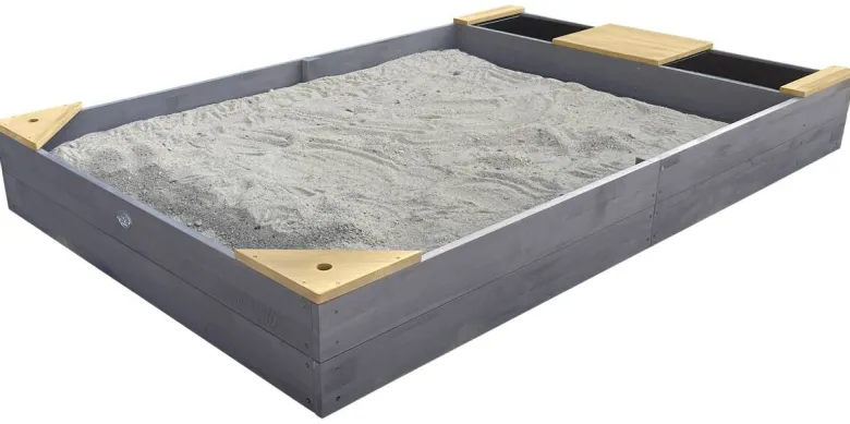 AXI Sandkasten Kelly grau B/H/T: ca. 115x21,8x180 cm