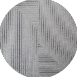 Ayyildiz Flachwebteppich NOVA silber D: ca. 120 cm