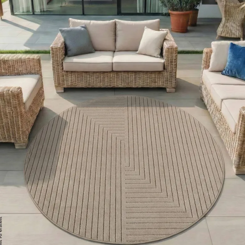 Ayyildiz Flachwebteppich NOVA beige D: ca. 160 cm