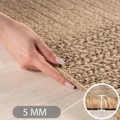 Ayyildiz Flachwebteppich TIMBER beige D: ca. 160 cm