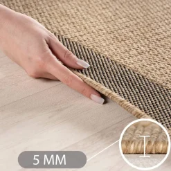 Ayyildiz Flachwebteppich TIMBER beige D: ca. 160 cm