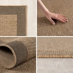 Ayyildiz Flachwebteppich TIMBER beige D: ca. 160 cm
