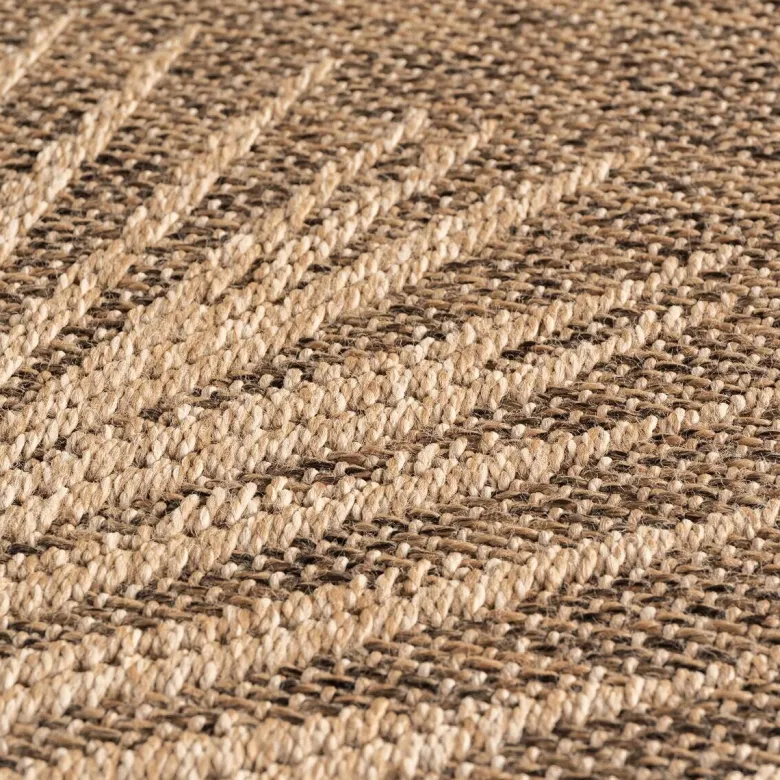 Ayyildiz Flachwebteppich TIMBER braun D: ca. 160 cm