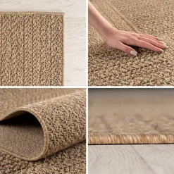Ayyildiz Flachwebteppich TIMBER beige D: ca. 200 cm