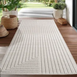 Ayyildiz In-/Outdoor-Teppich NOVA creme B/L: ca. 80x150 cm