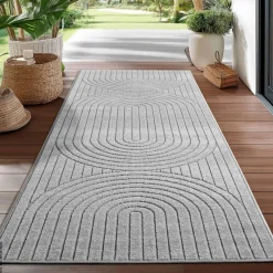 Ayyildiz In-/Outdoor-Teppich NOVA silber B/L: ca. 80x150 cm